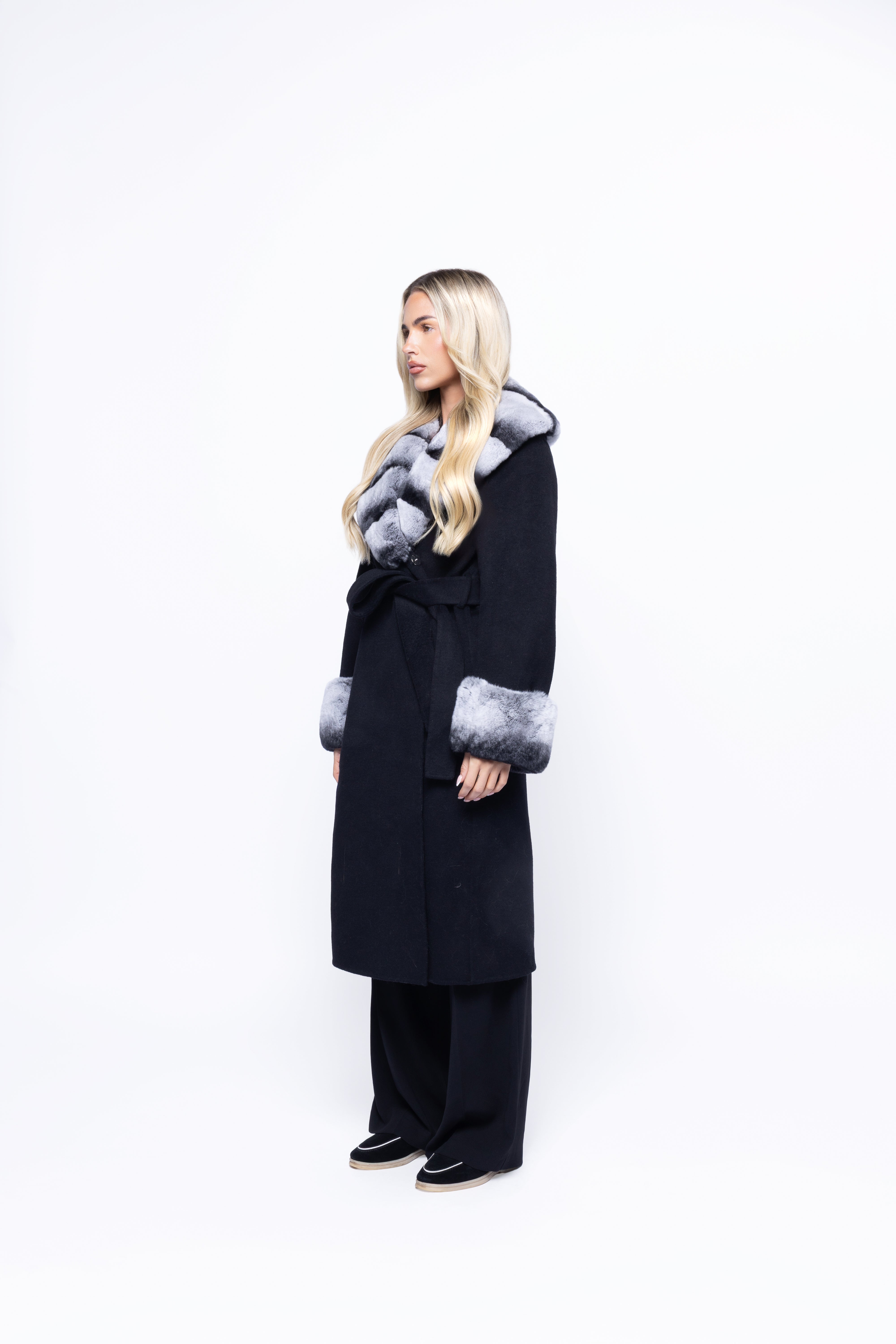 Aurelia Wool with Fur Collar