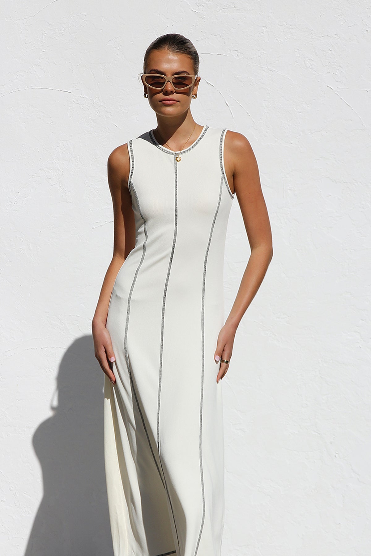 Ariana Maxi Dress – Cream