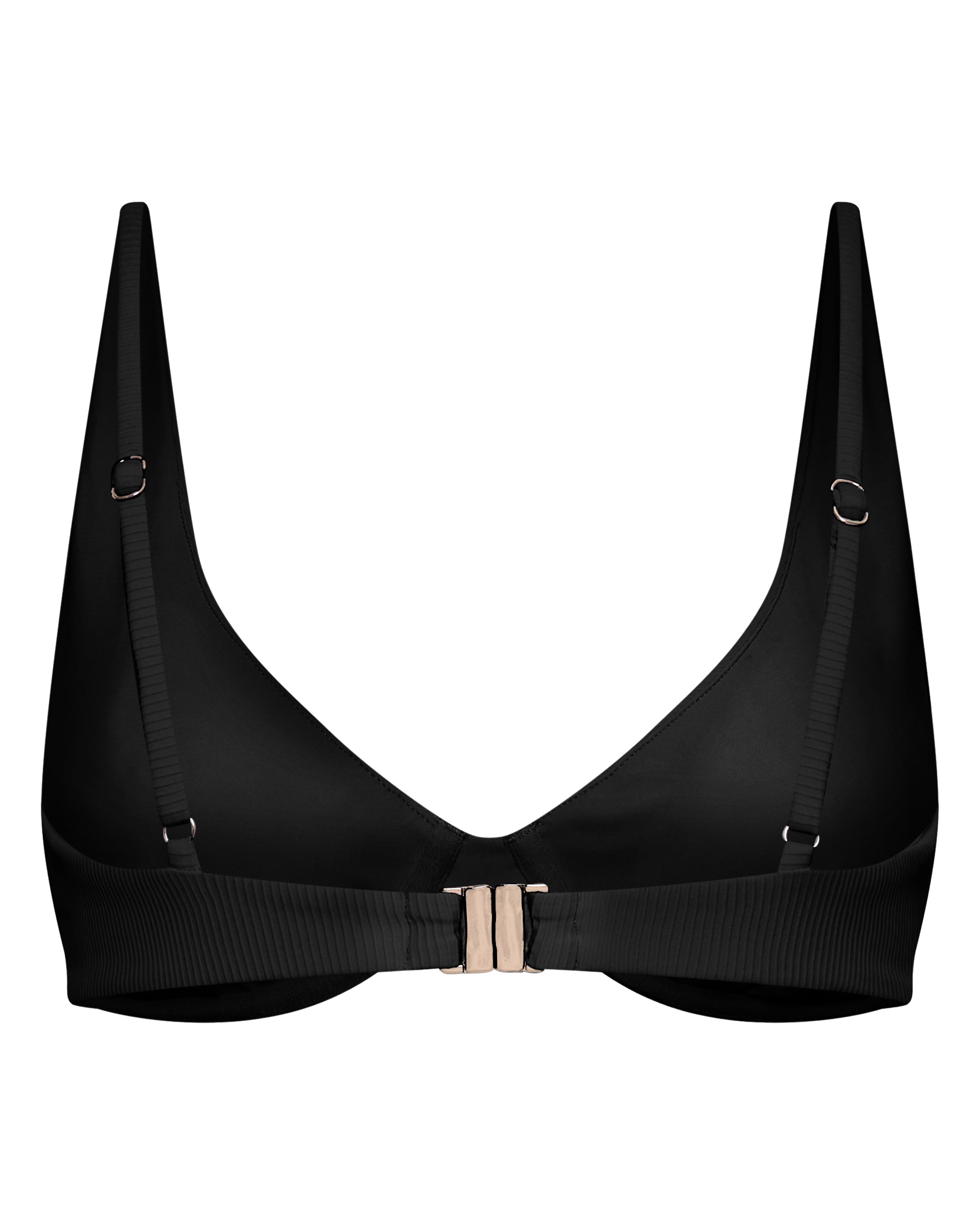 Luna Midnight Ribbed Top