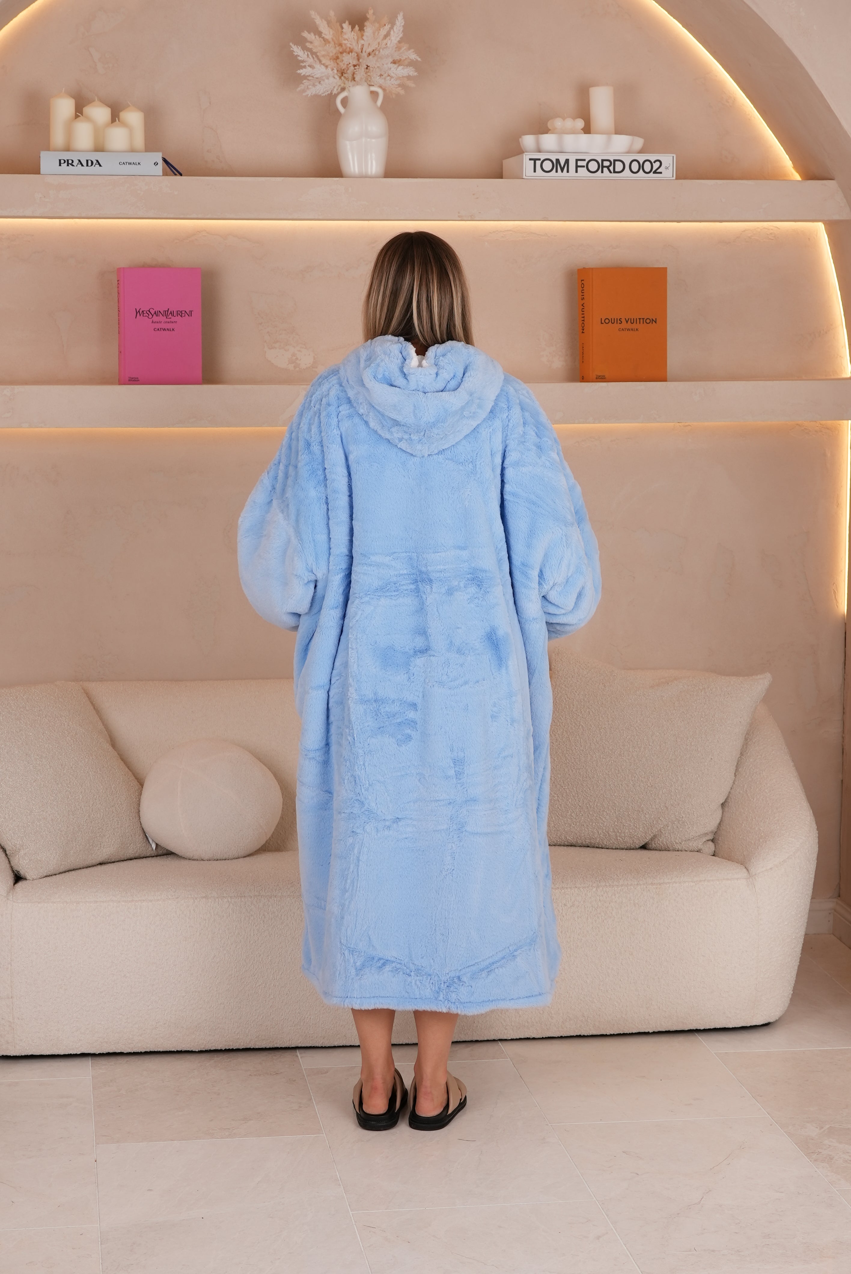 Blanket Hoodie Long Frost