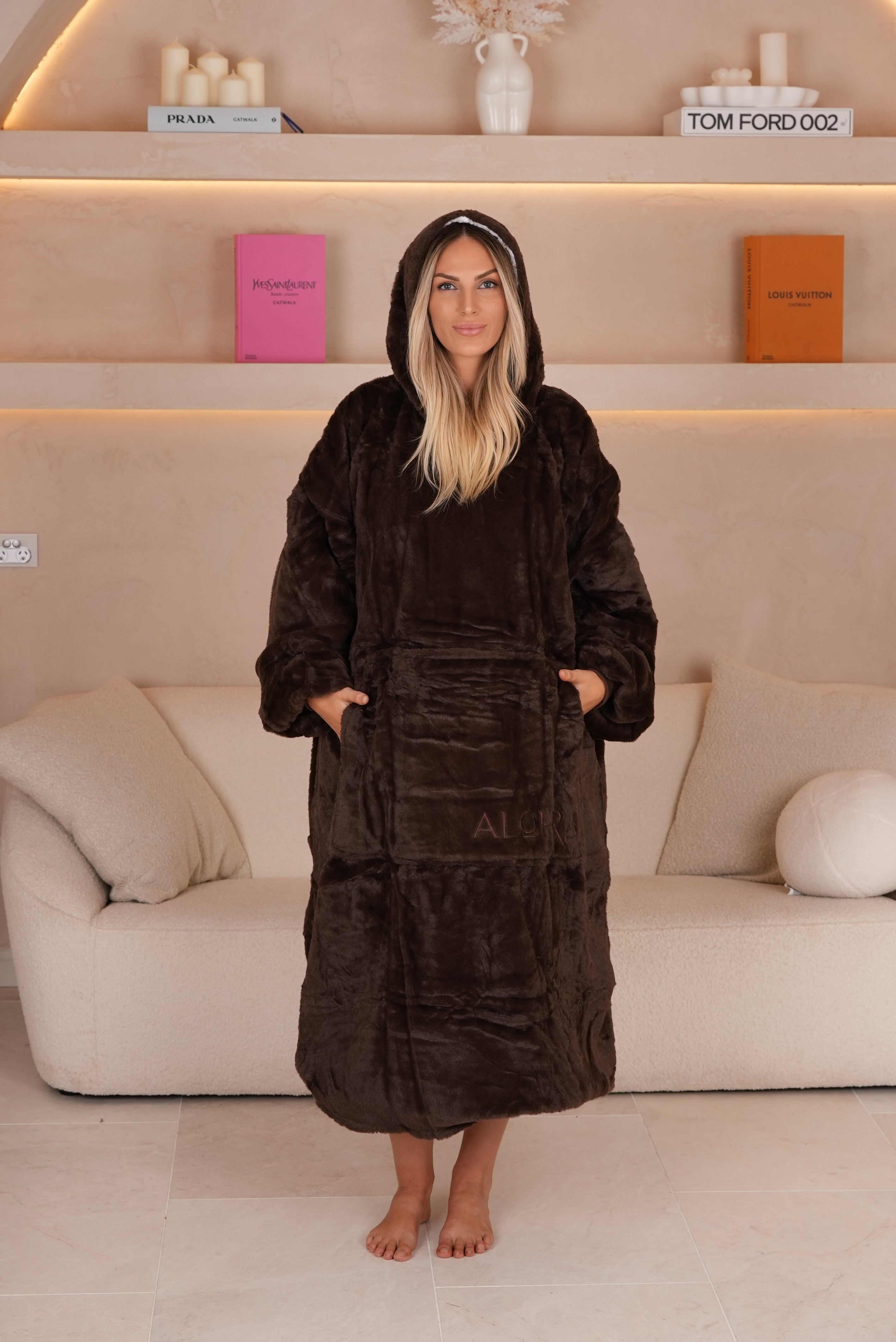 Blanket Hoodie Long Coco