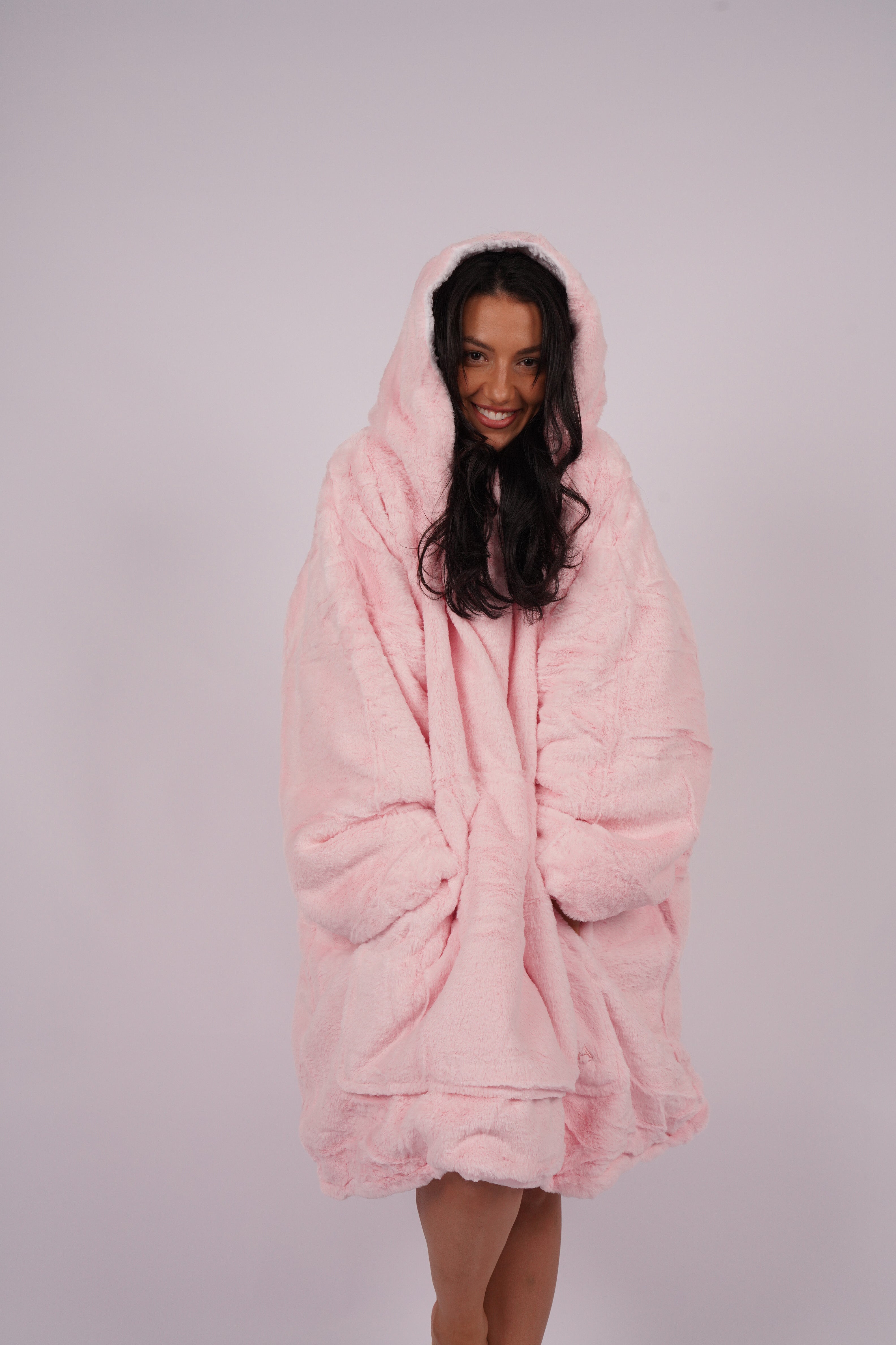 Blanket Hoodie Blush