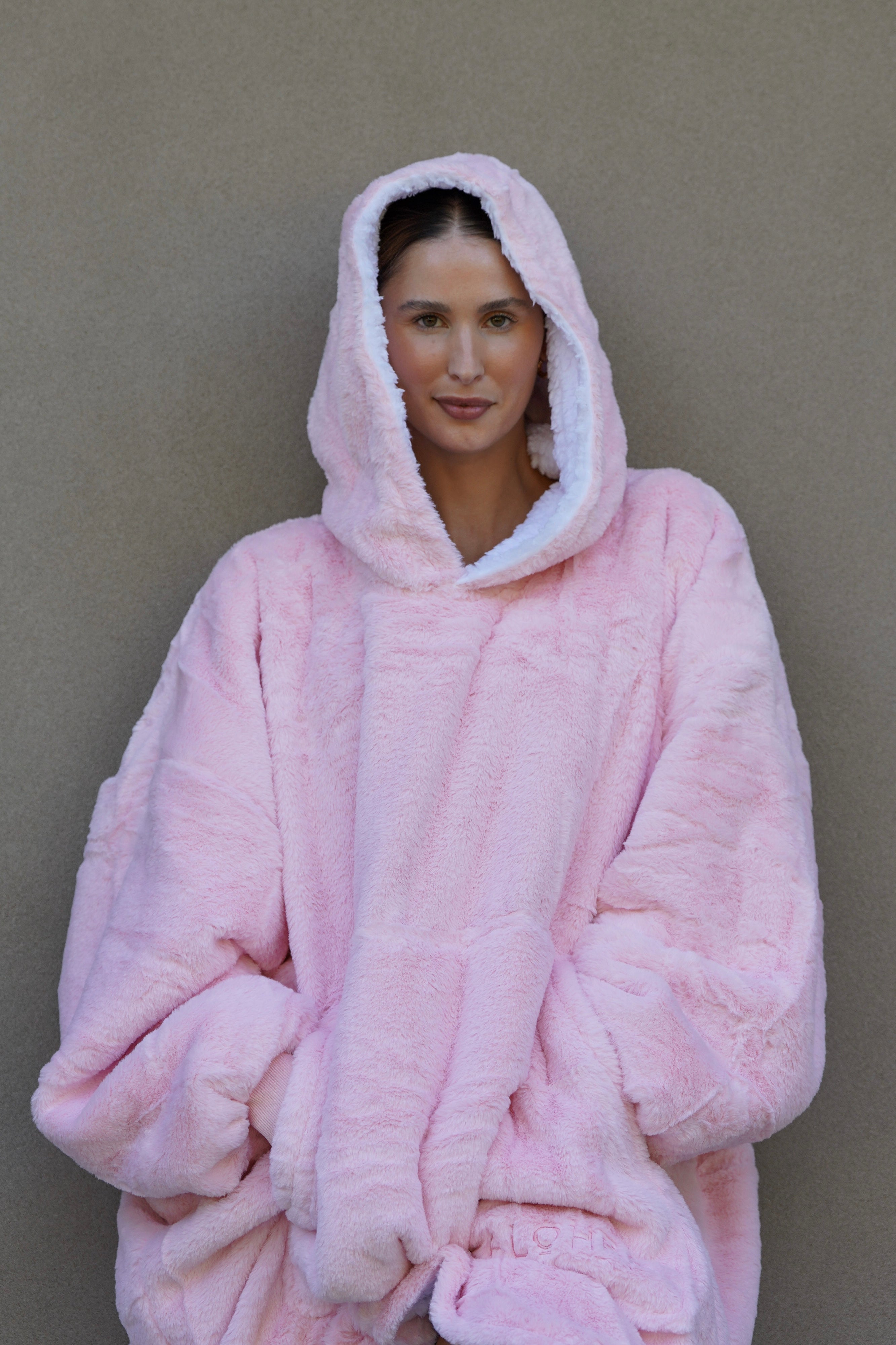 Blanket Hoodie Blush