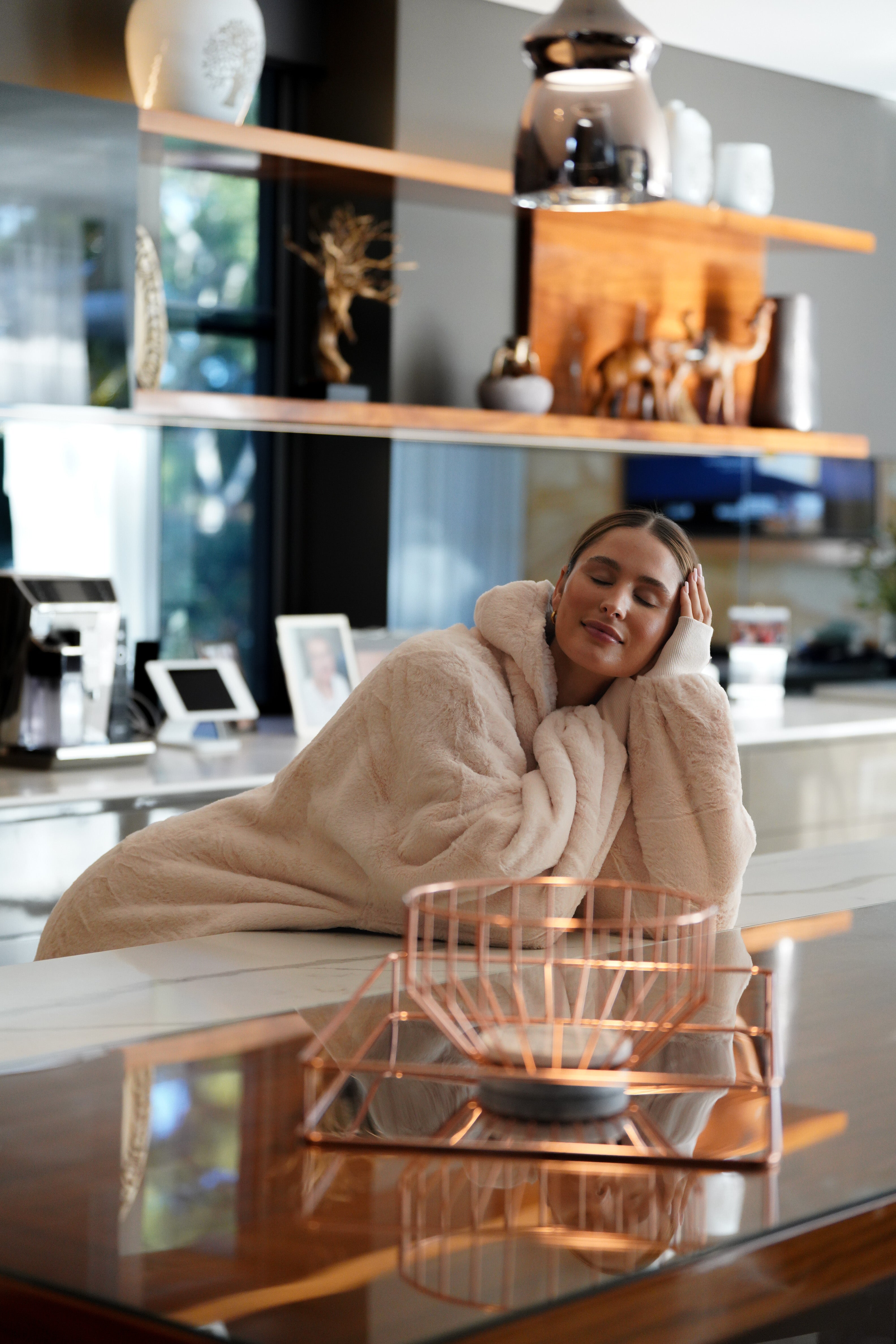 Blanket Hoodie Buttercream