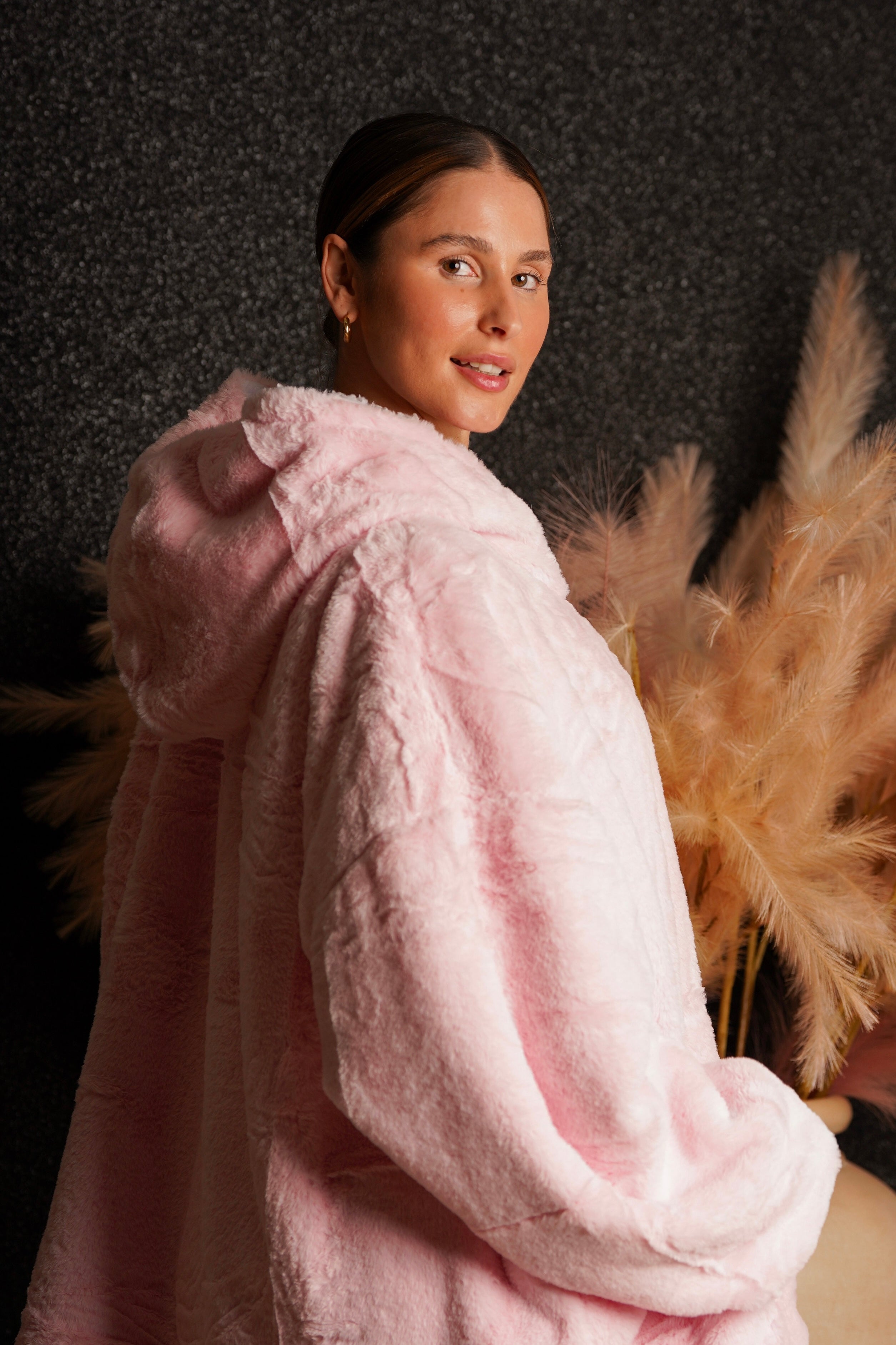 Blanket Hoodie Blush