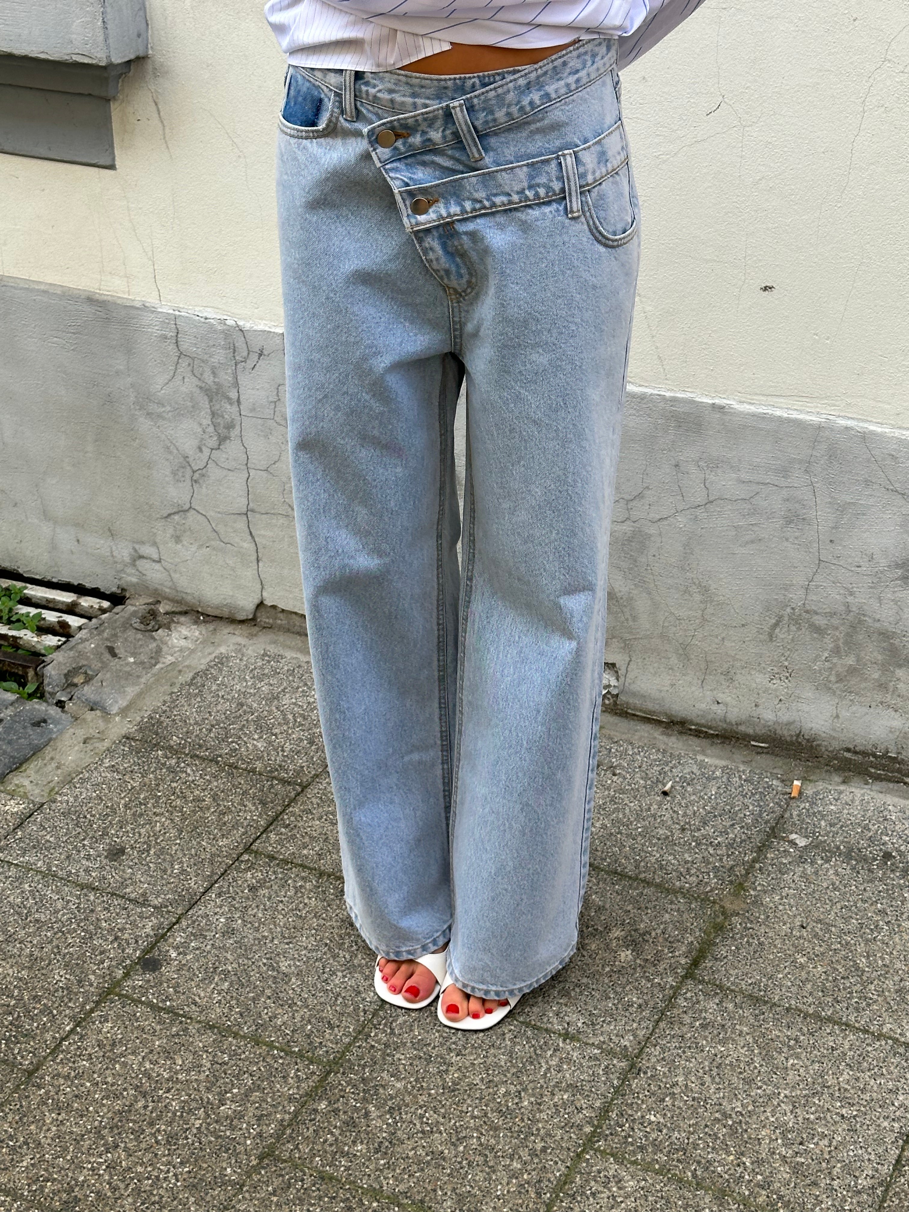 Criss Cross Jeans Light Blue