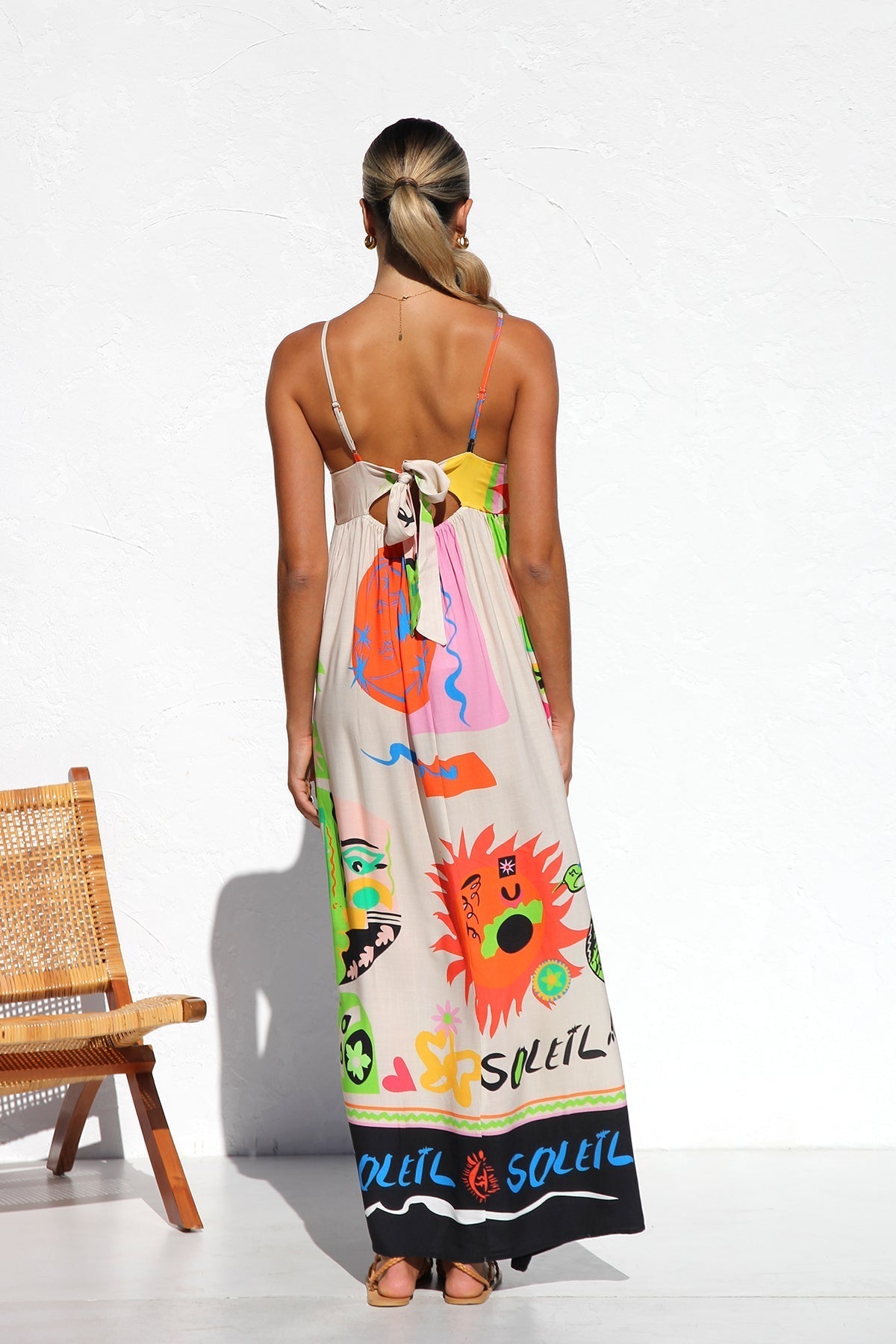 Dasha Maxi Dress – Orange Multi