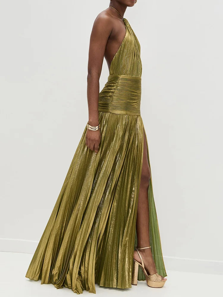 Satin Maxi Dress