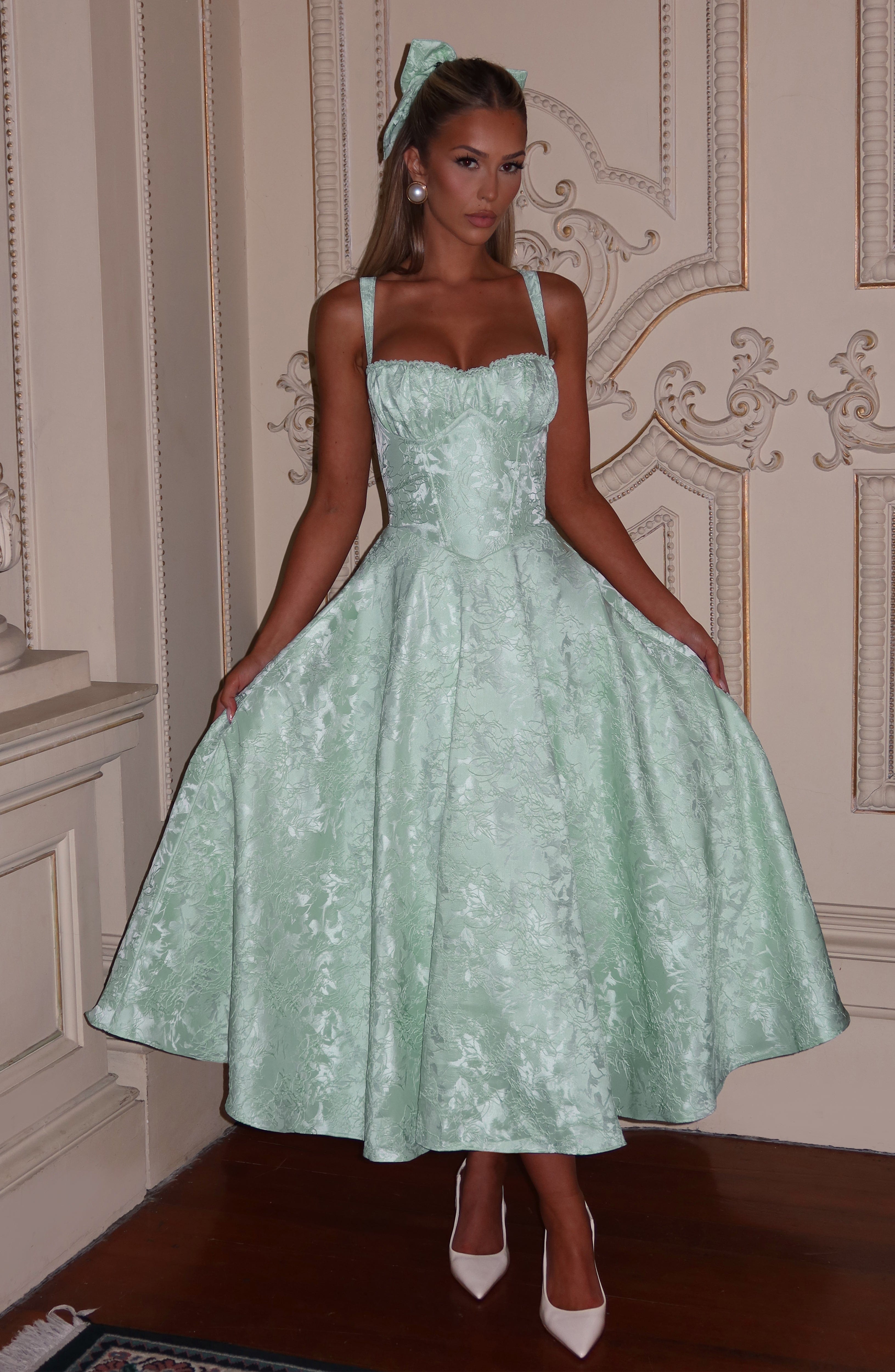 Amity Midi Dress - Mint