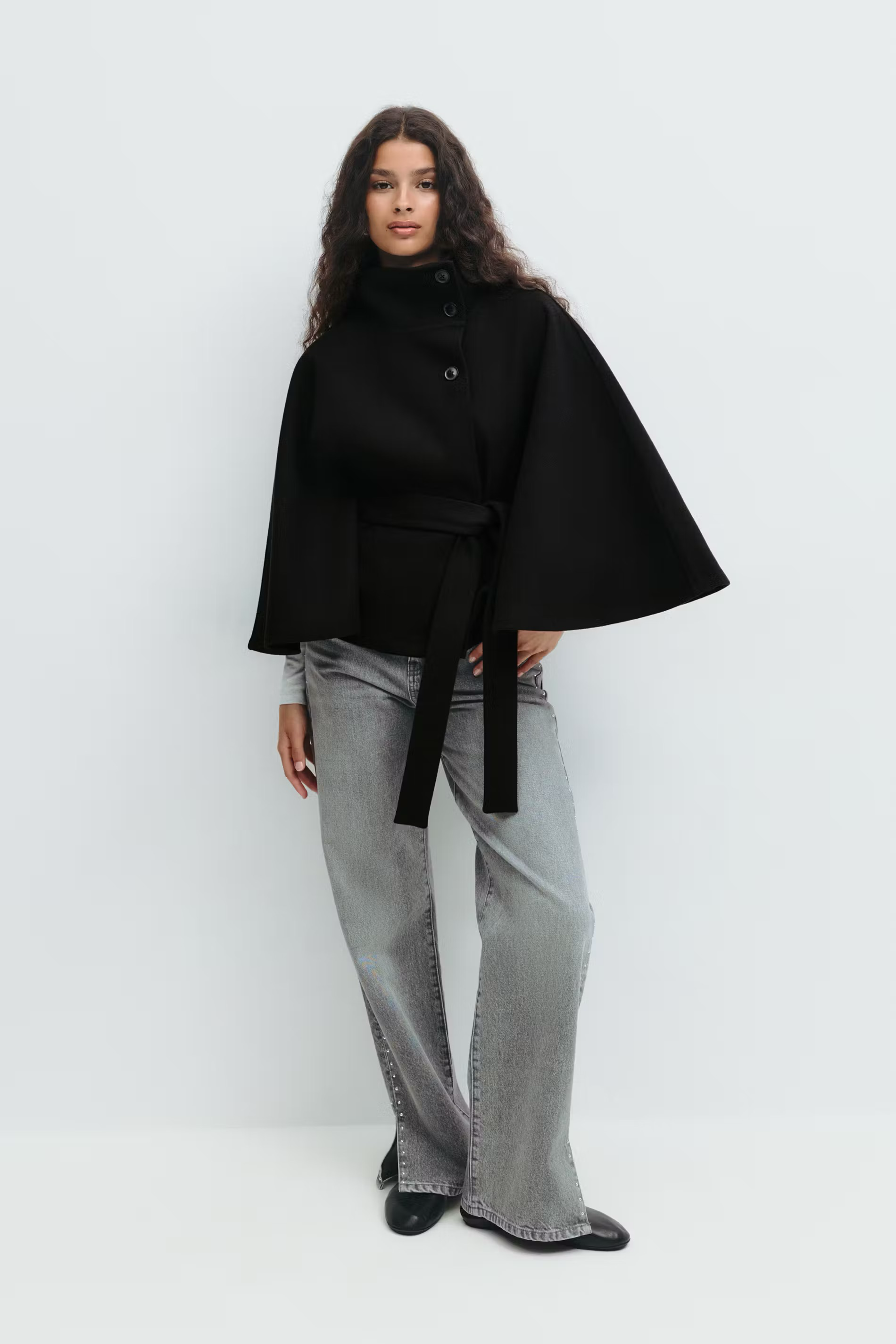SARILLE | Belt Cape Jacket
