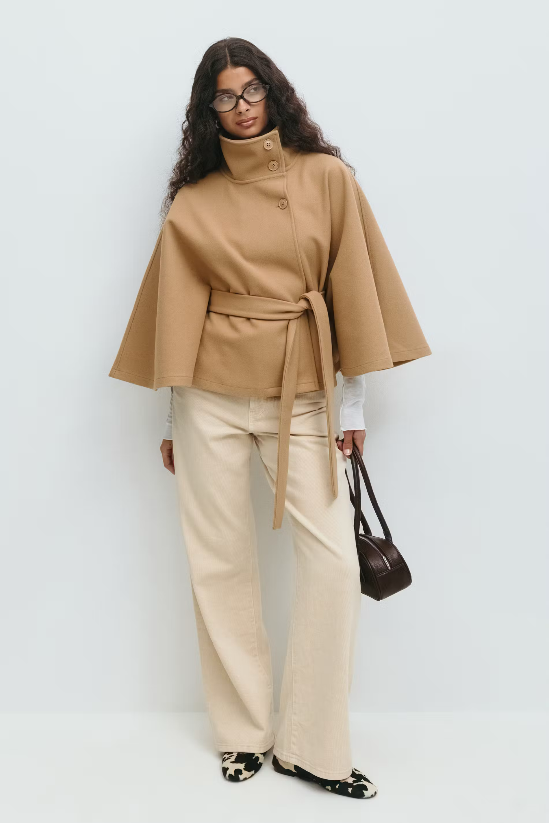 SARILLE | Belt Cape Jacket