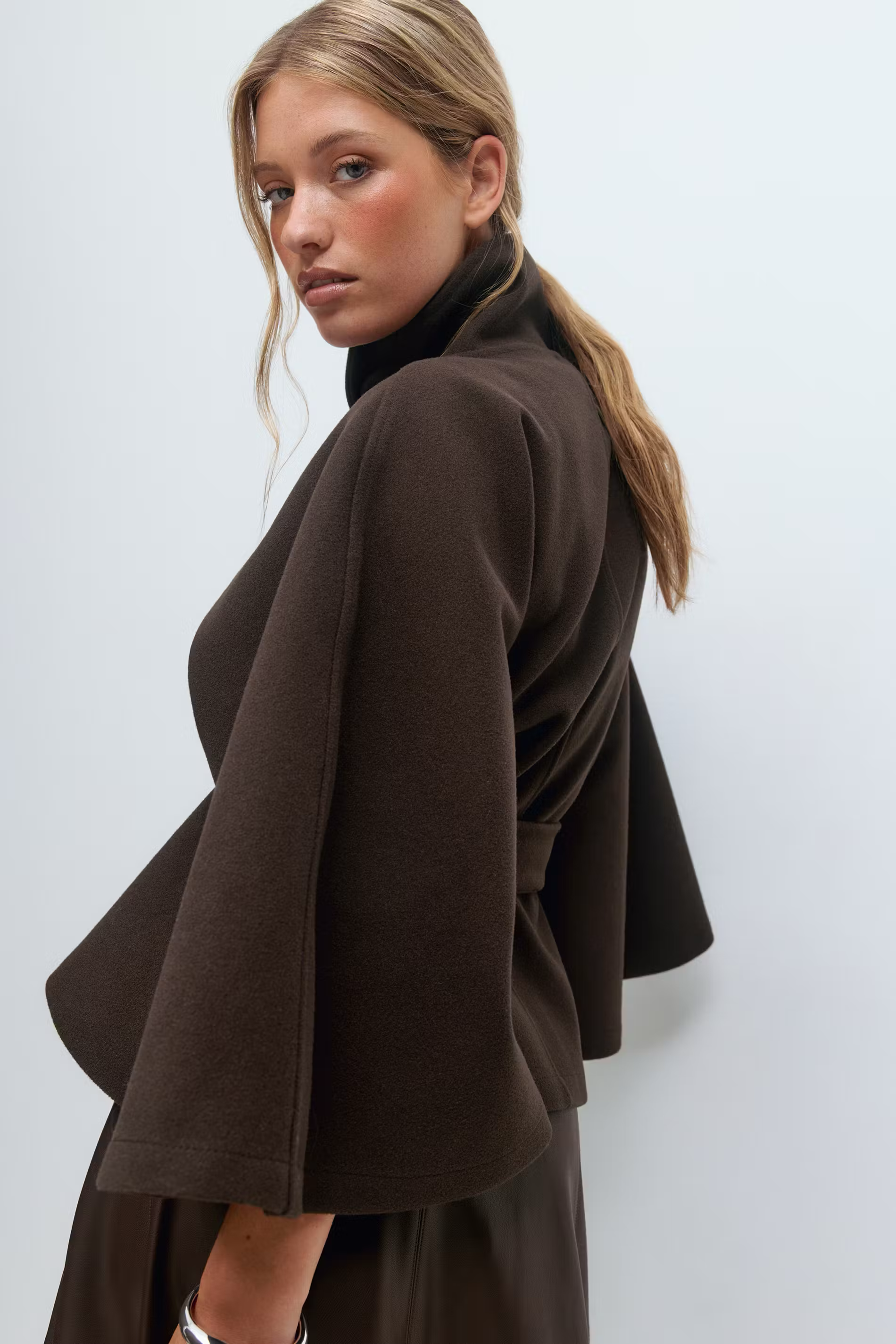 SARILLE | Belt Cape Jacket