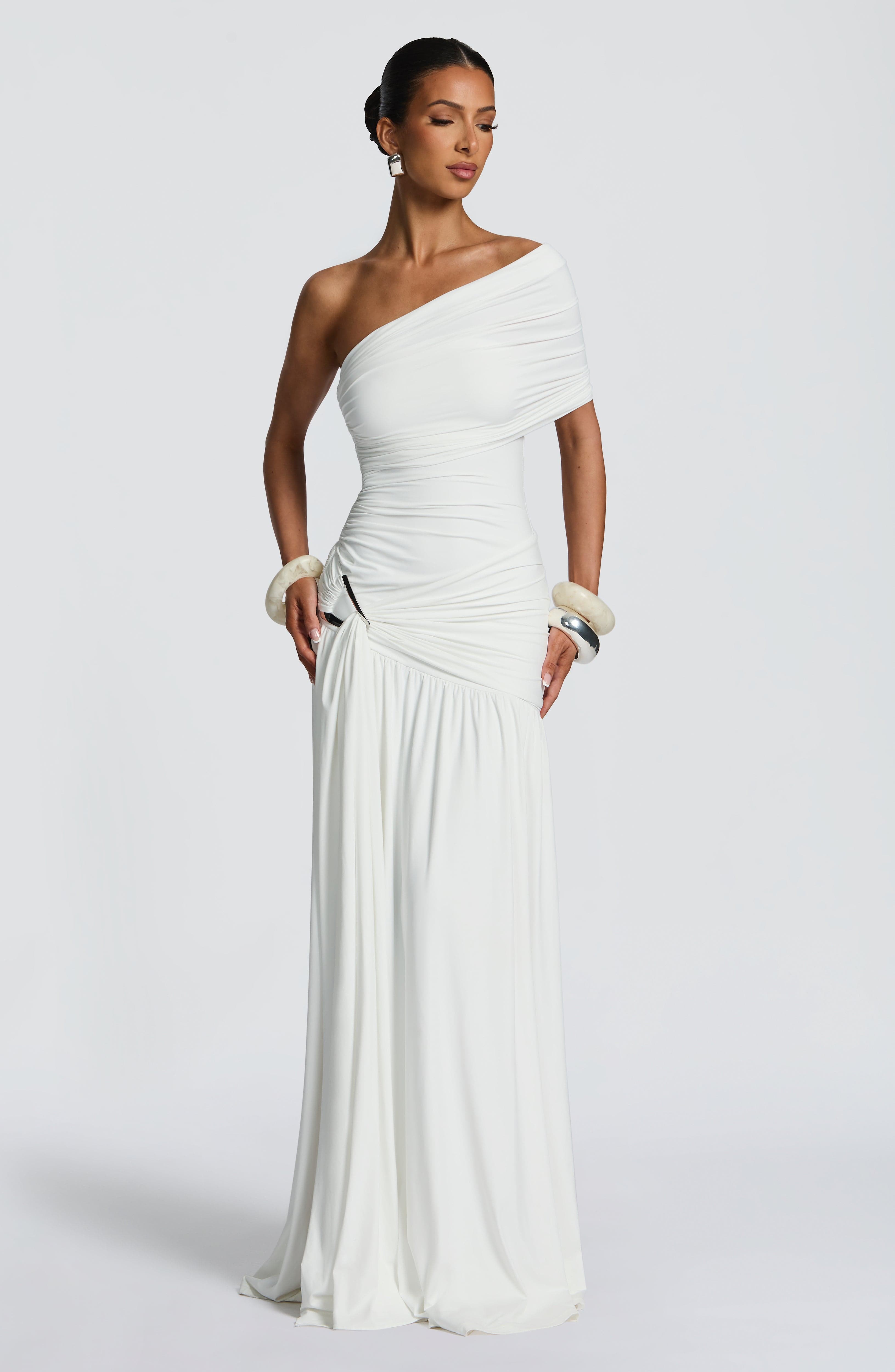 Monica Maxi Dress - White