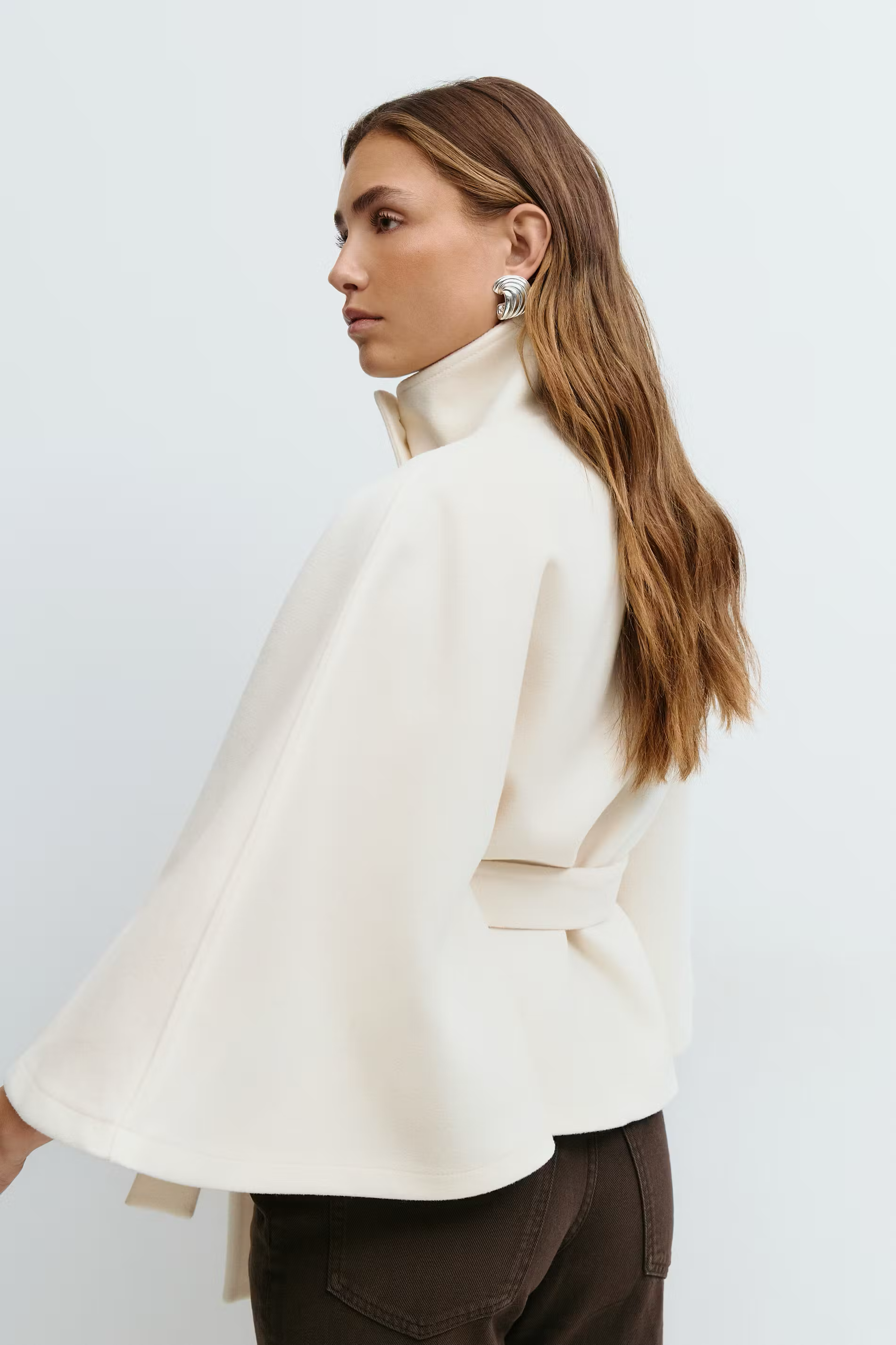 SARILLE | Belt Cape Jacket