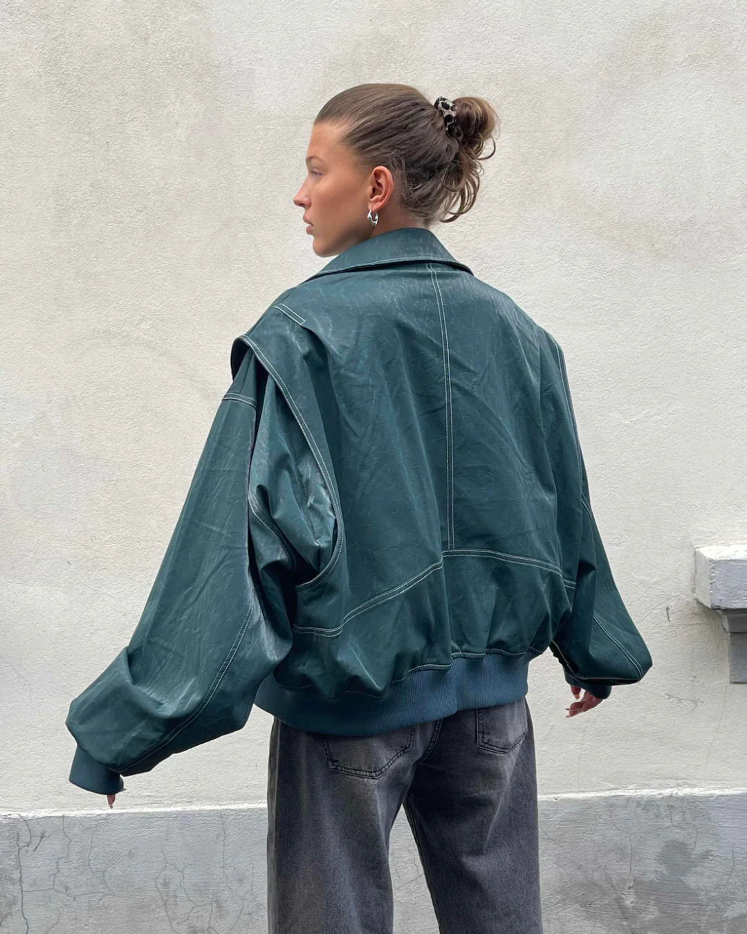 Oversized Contrast Jacket