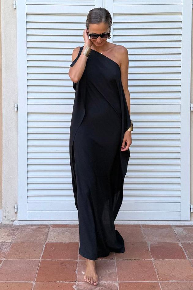 Flowing Asymmetric Caftan