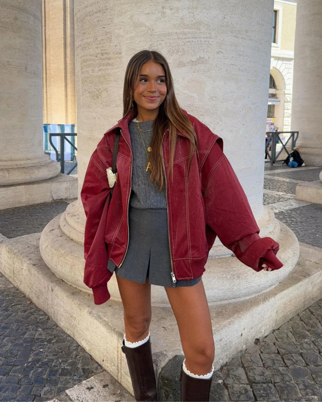 Oversized Contrast Jacket