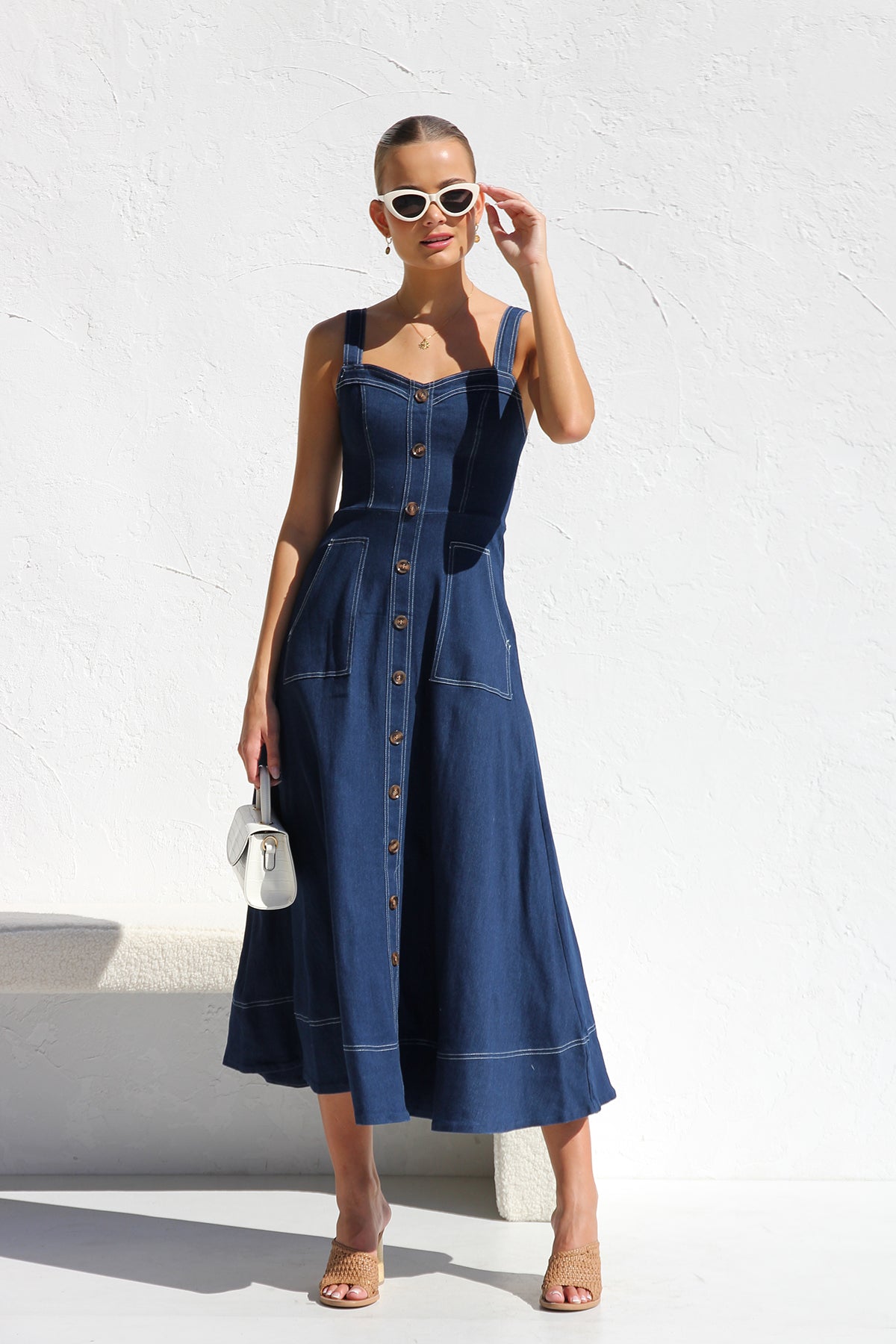 Danielle Dress – Indigo Denim