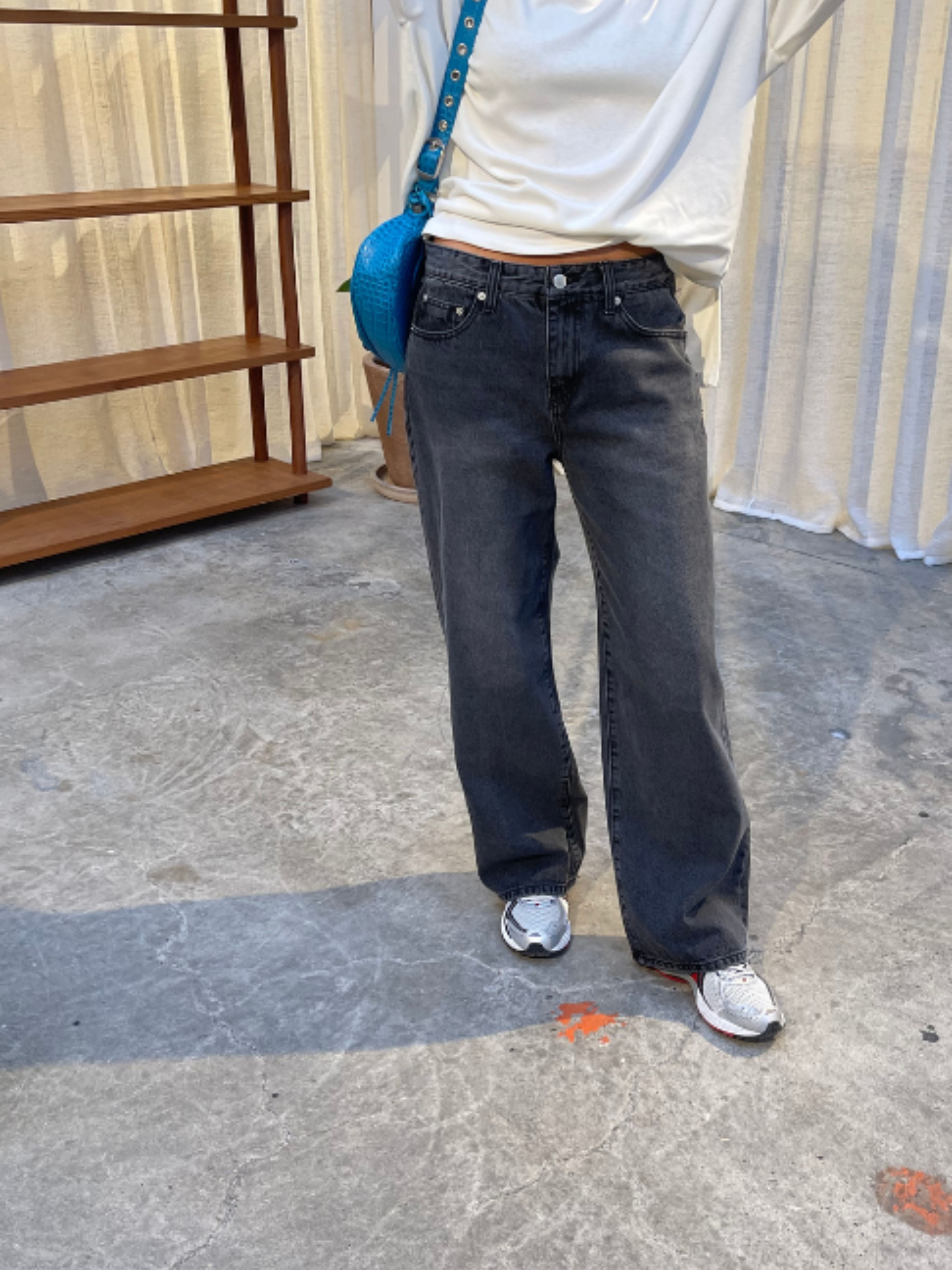 Billie Dad Jeans Black