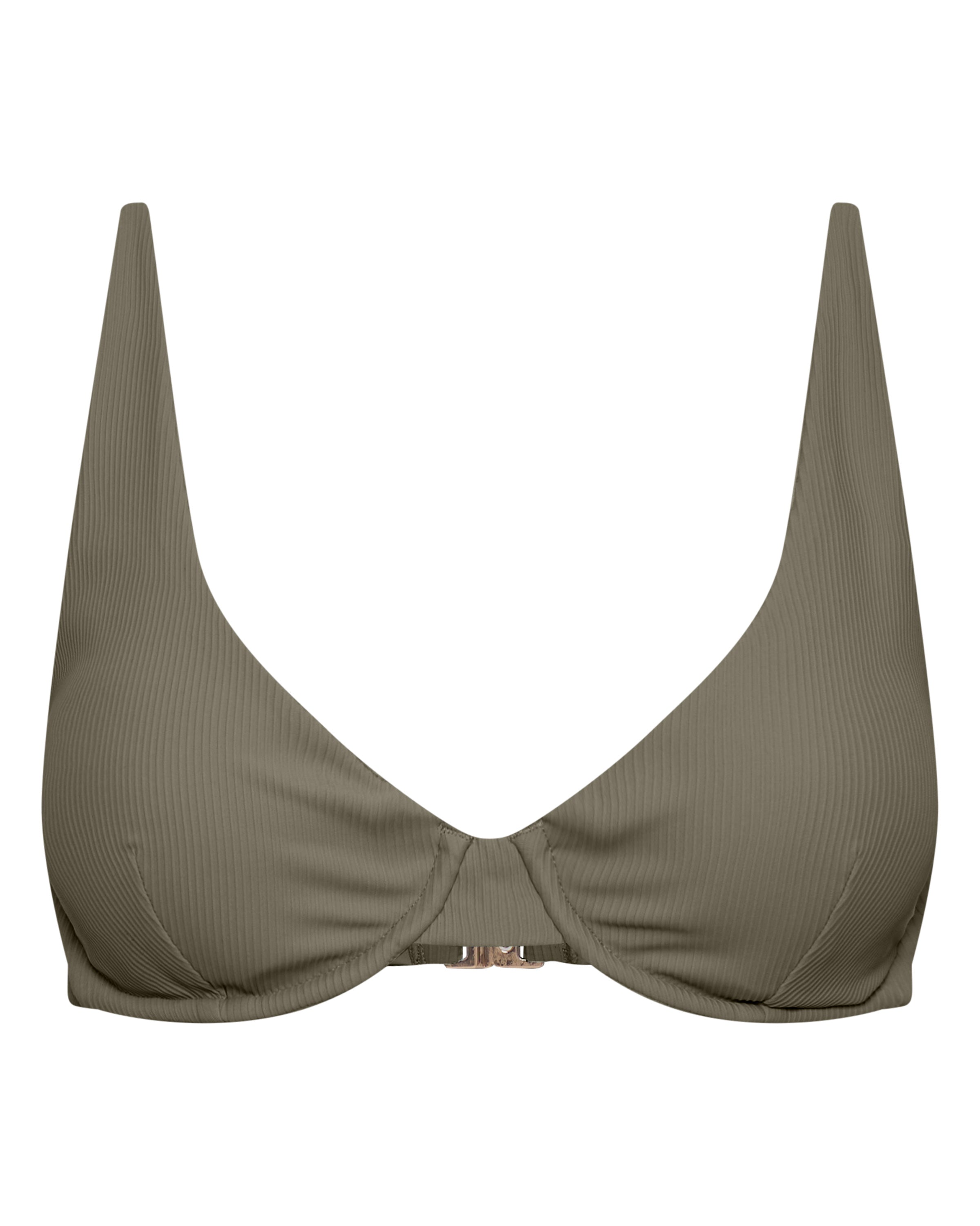 Luna Sage Ribbed Top