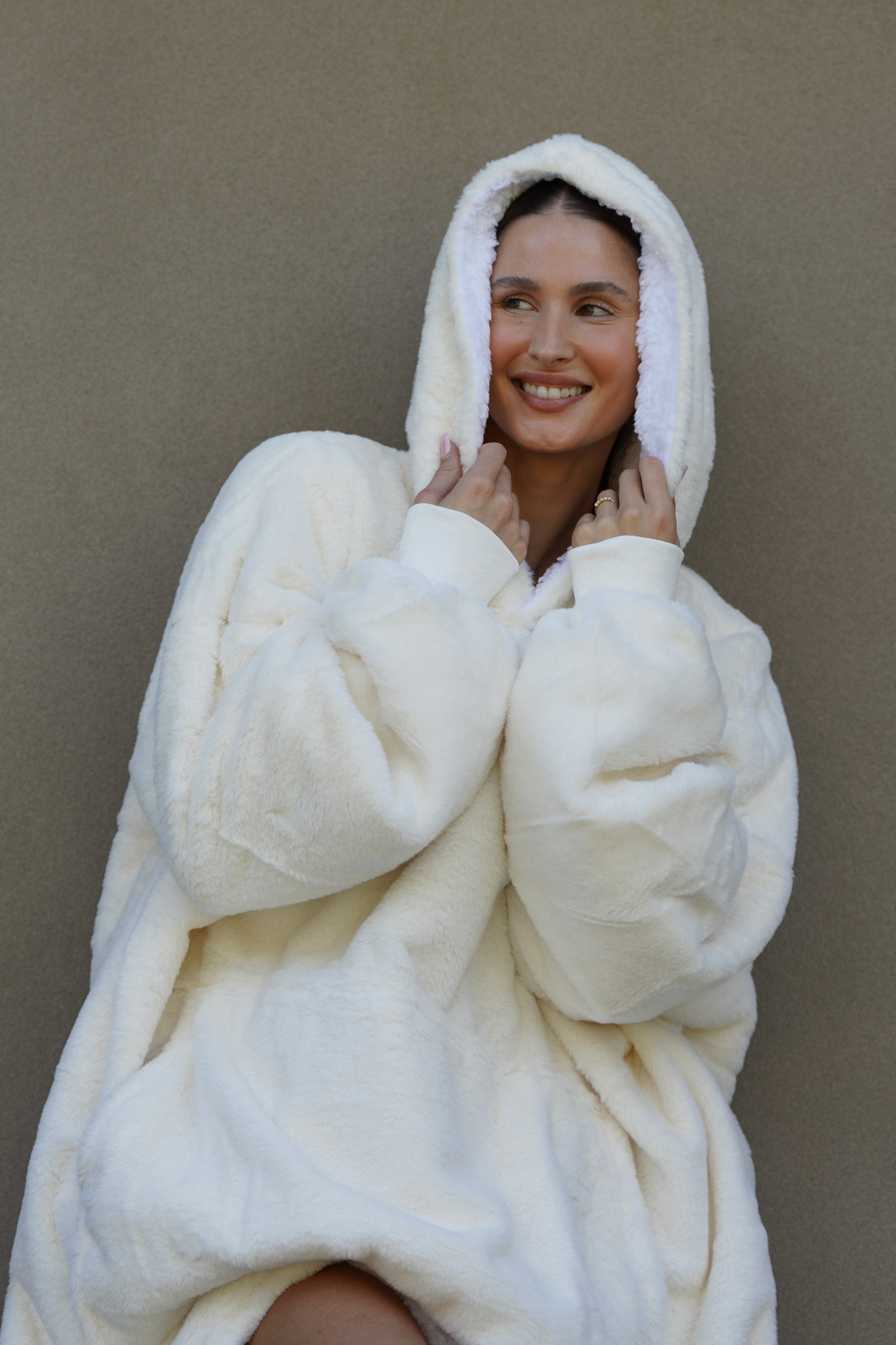 Blanket Hoodie Marshmallow