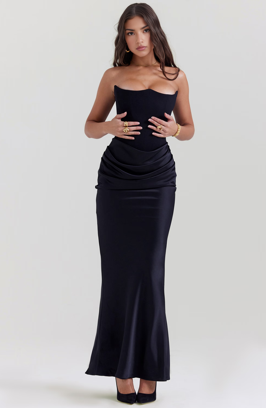 Tessa | Strapless Maxi Dress