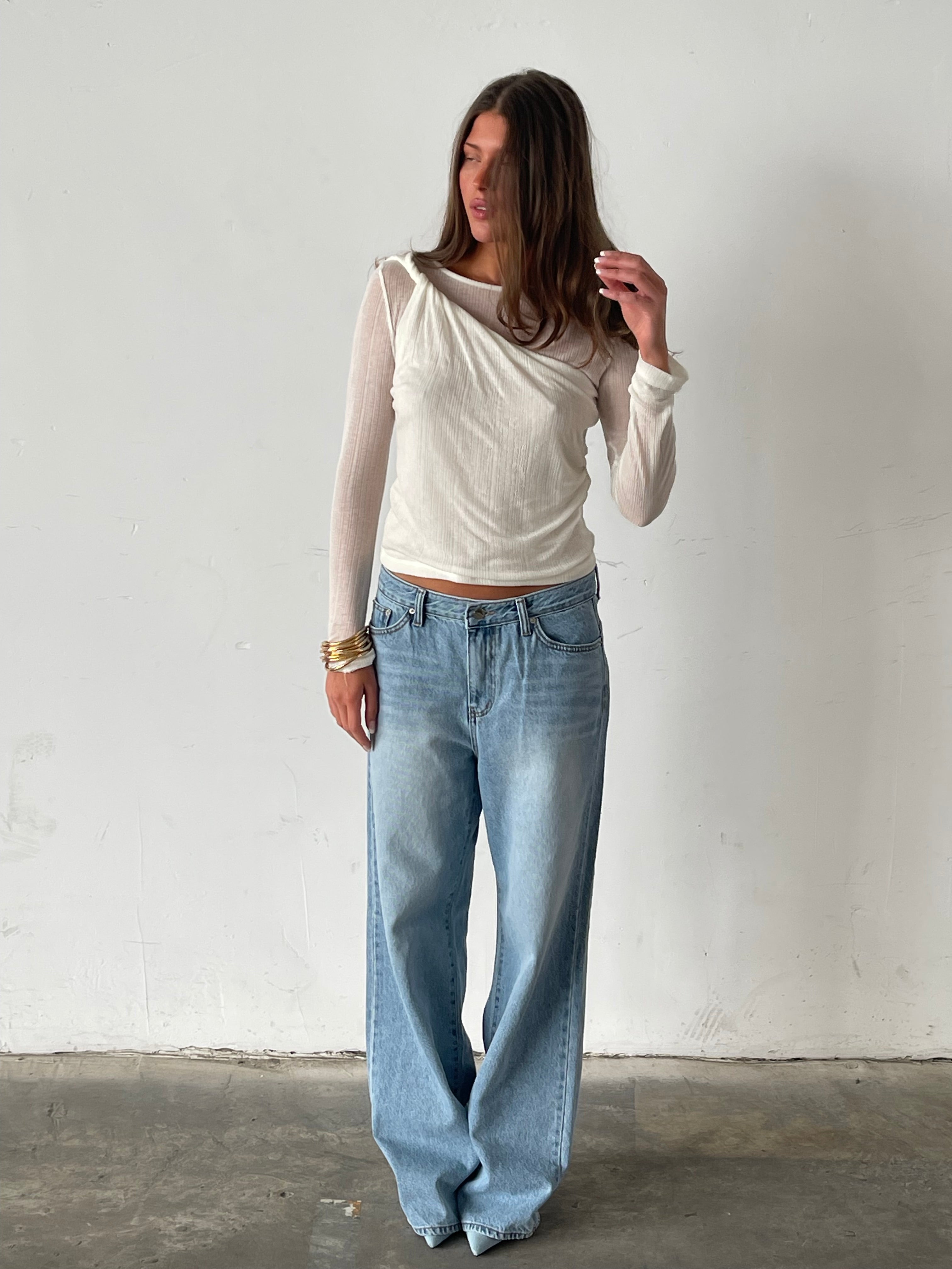 Billie Ray Dad Jeans Light Blue