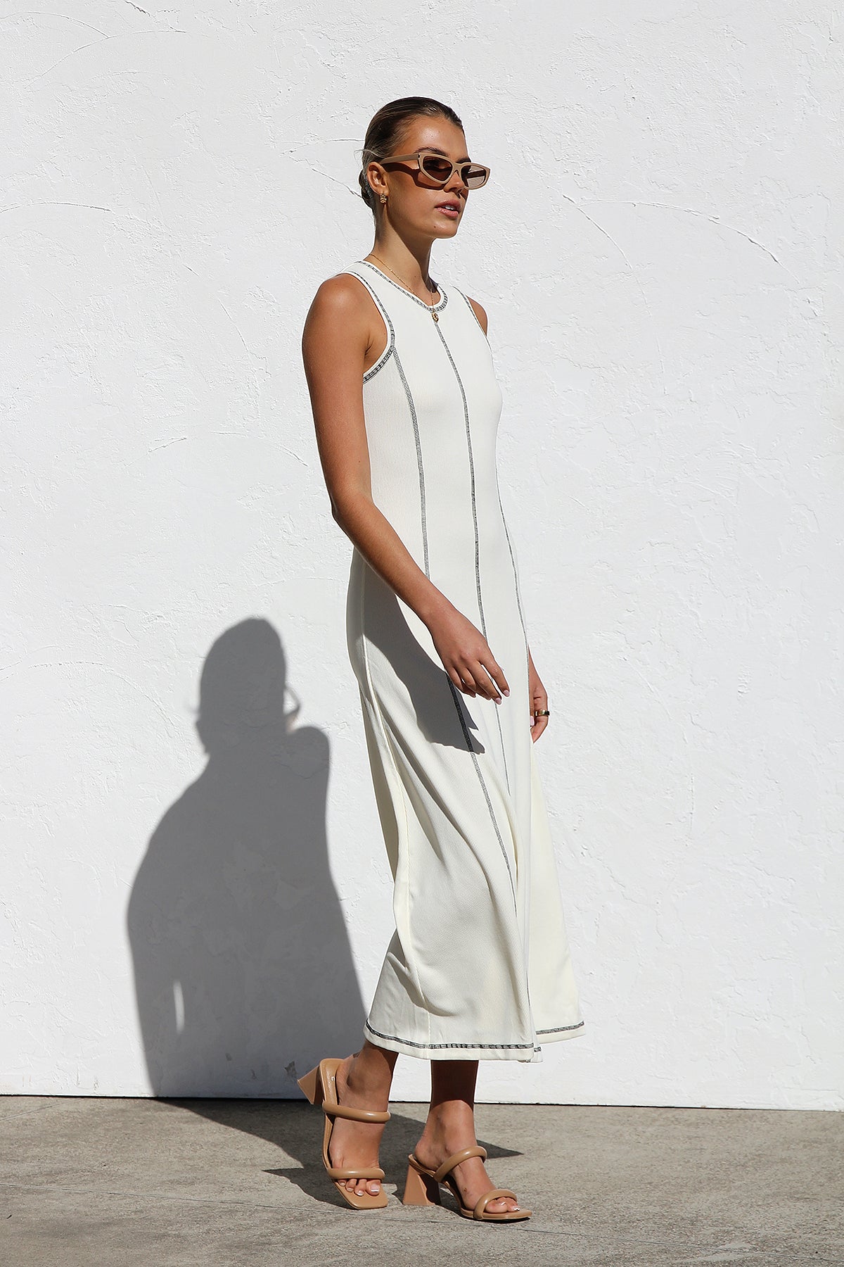 Ariana Maxi Dress – Cream
