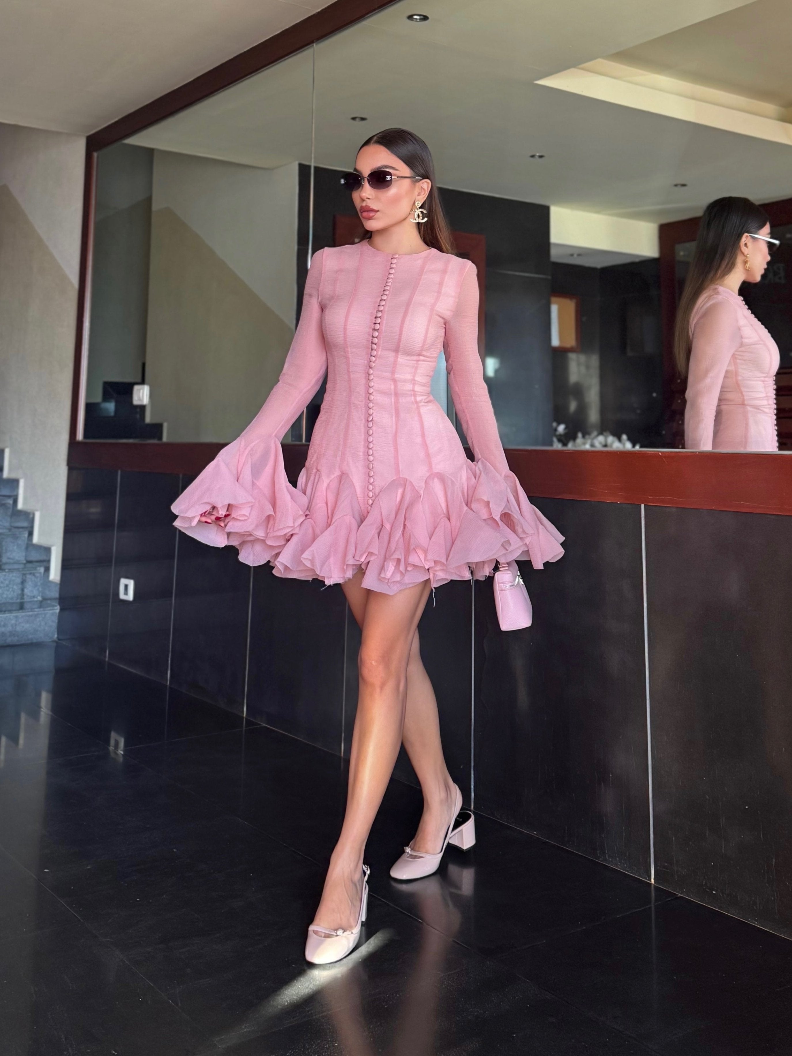 Vada | Blush Mini Dress