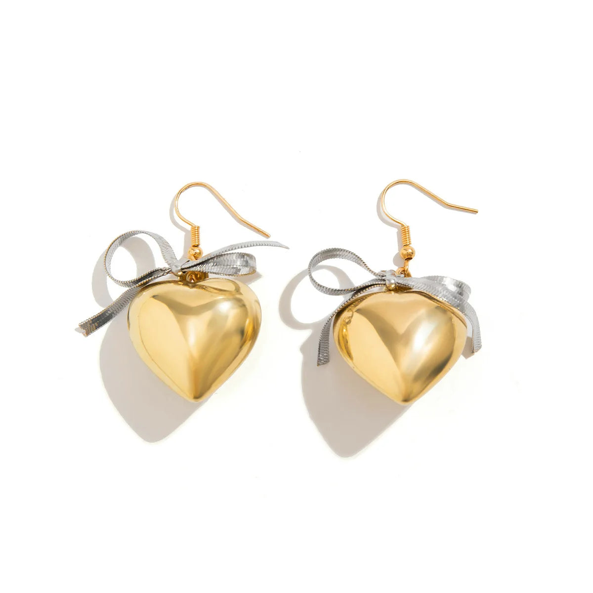 Retro Heart Earrings