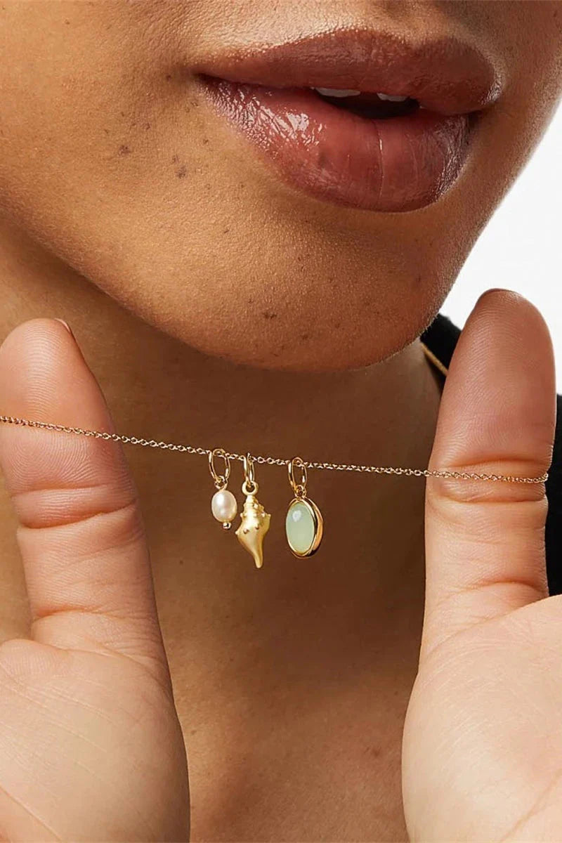 Trio Charm Pendant Necklace