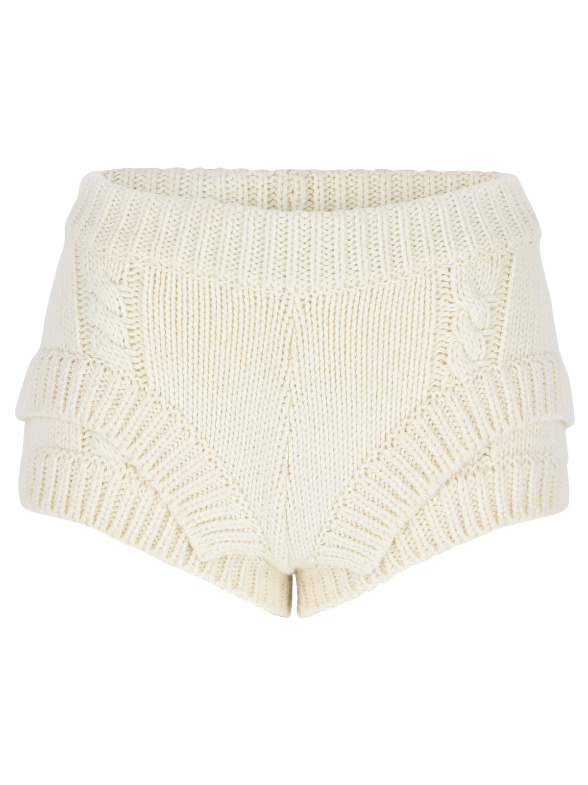 Knitted Double Layered Shorts