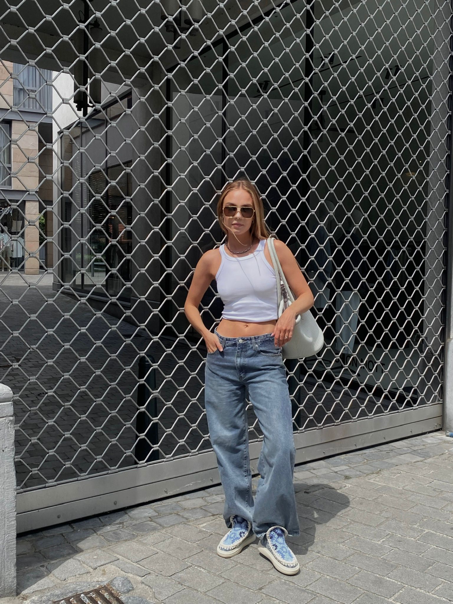 Billie Dad Jeans Blue