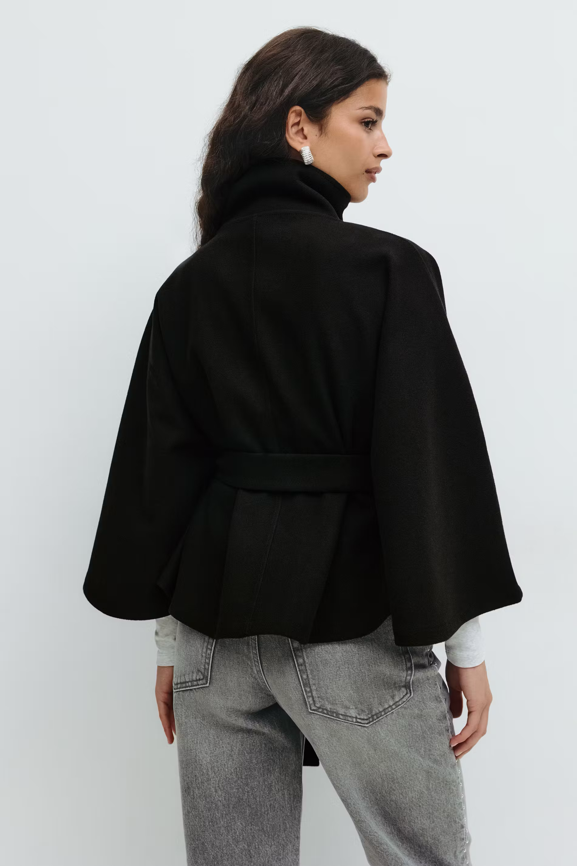 SARILLE | Belt Cape Jacket