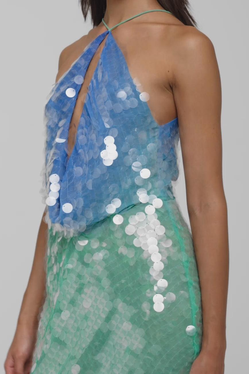 Celeste Gradient Mini Dress