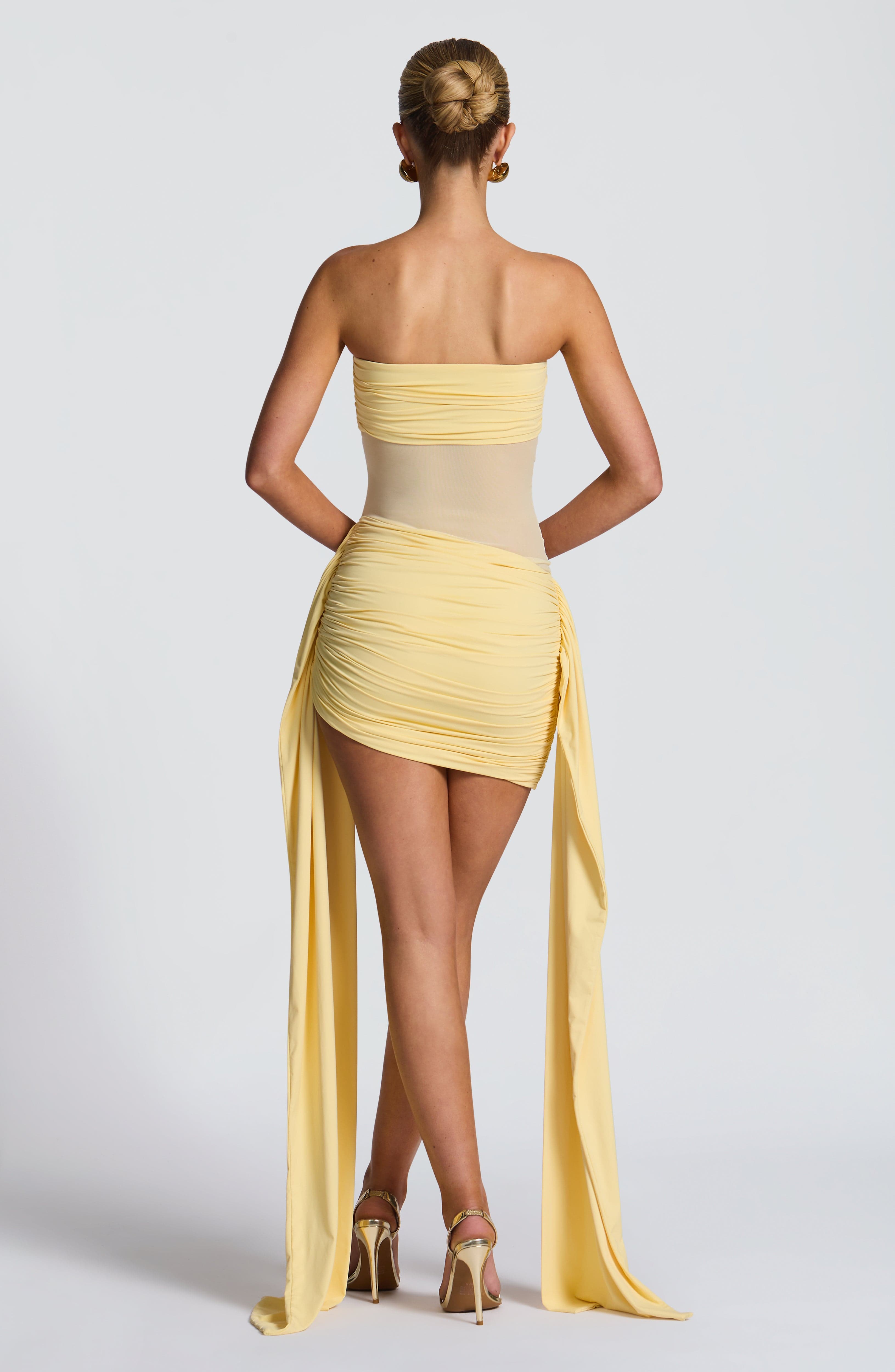 Fiorella Mini Dress - Lemon