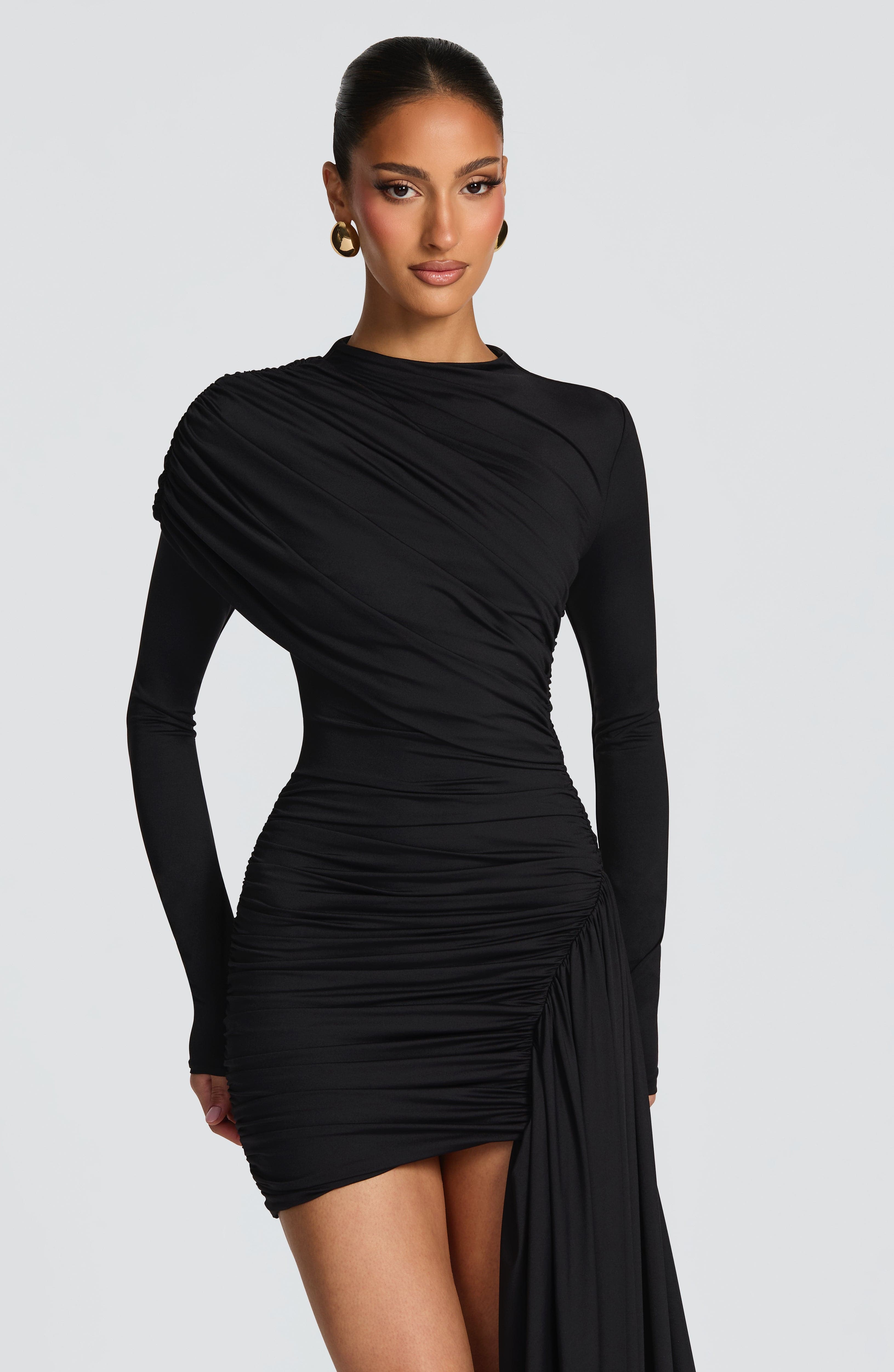 Jovanna Mini Dress - Black
