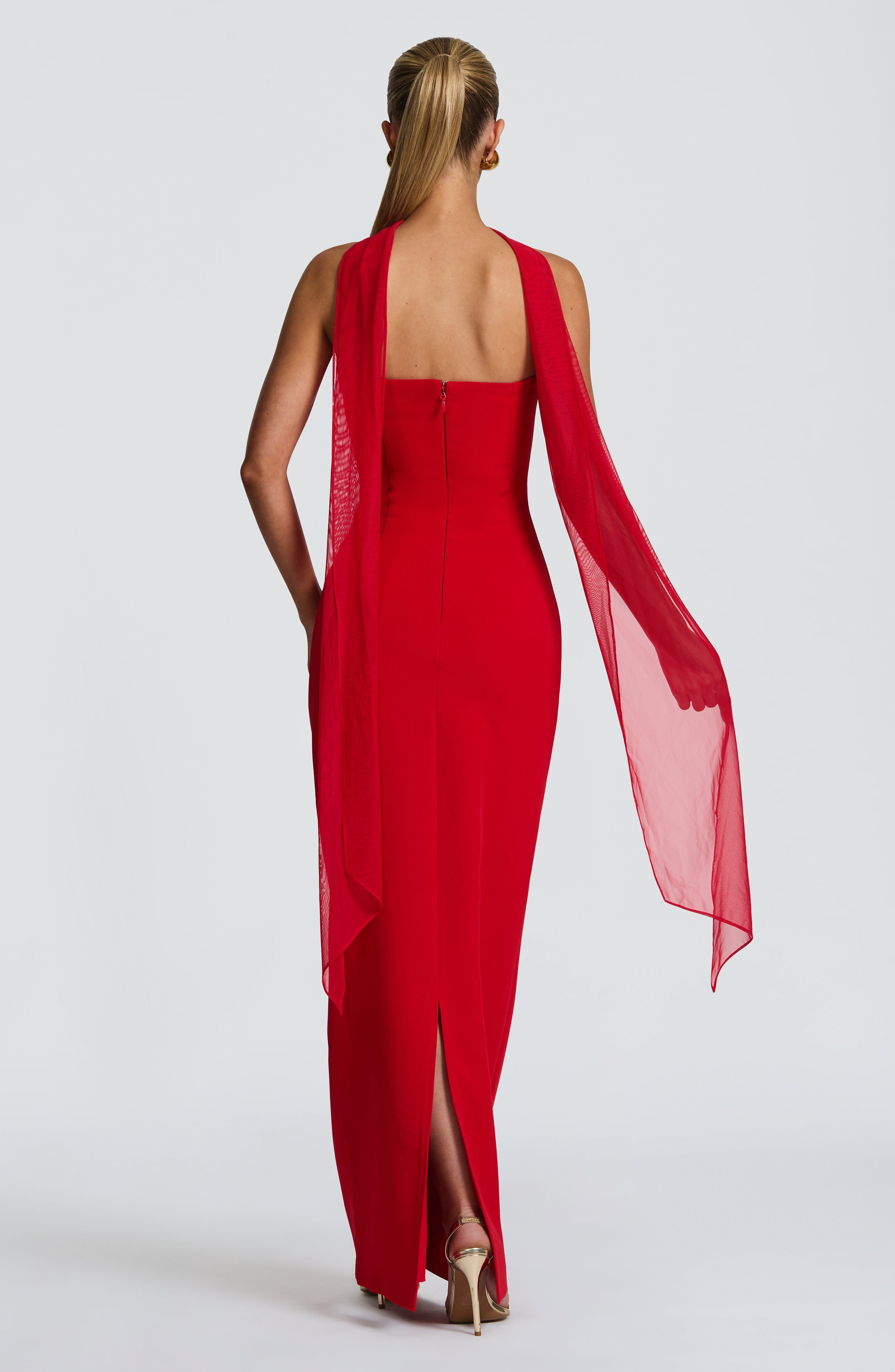 Lindsey Maxi Dress - Red