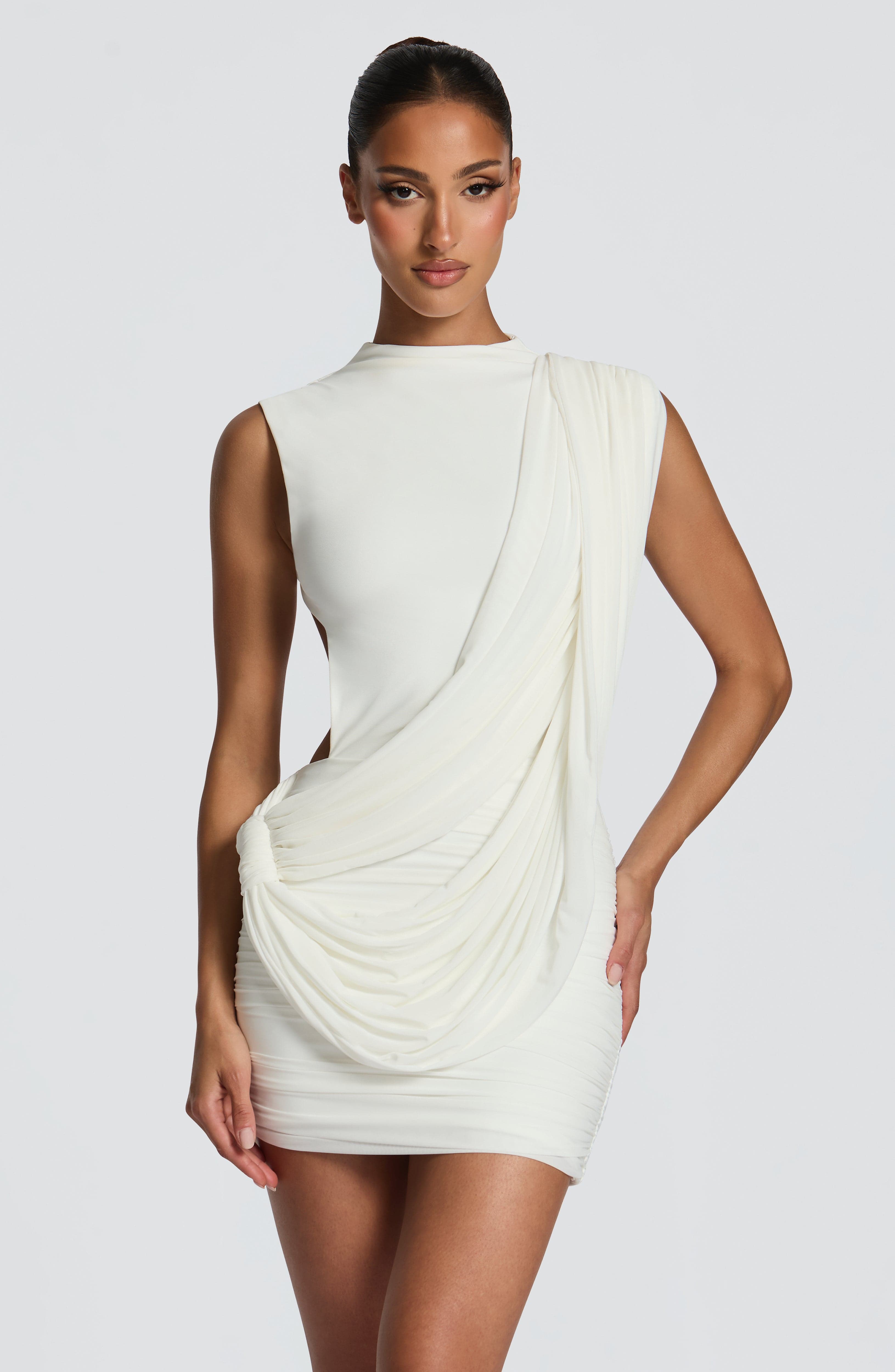 Mireya Mini Dress - Ivory